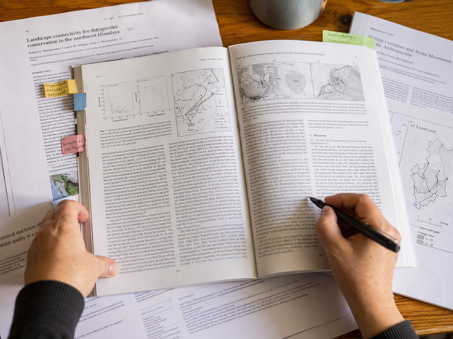 Scientific literature and wildlife research materials
